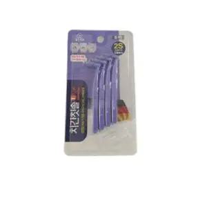 치아 청결 치간 수세미 일회용 치간칫솔 8개입 구강 위생 도구