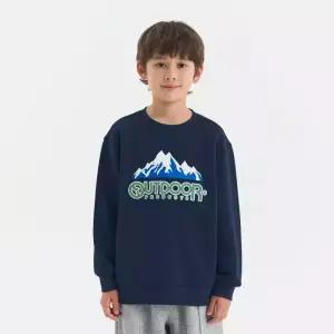 [아웃도어 프로덕트 키즈]아웃도어 그래픽 기모 맨투맨 (네이비) OD254IMM02_NVY