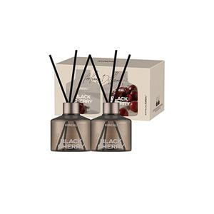 쿤달 시그니처 퍼퓸 디퓨저 세트 블랙체리 (본품, 200ml, 2개+섬유스틱, 10P)