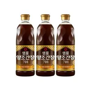 [내일도착] 샘표 양조간장 701 860ml x 3개 기획세트