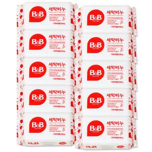 비앤비 세탁비누 카모마일 200g x10개 아기 빨래 아카시아