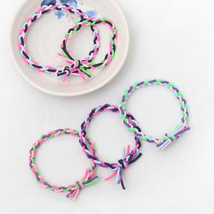 고무줄팔찌만들기 / 재료 고무 악세사리 매듭 로프줄 핸드메이드 팔찌 세트 체험 활동