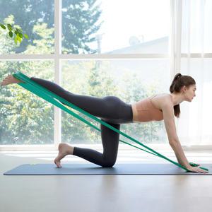 세라밴드 라텍스 스트레칭 밴드 그린