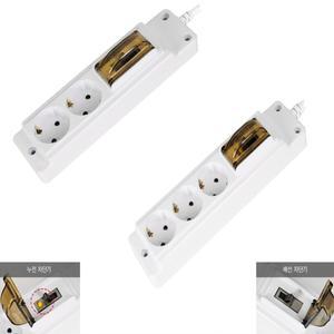 현대일렉트릭 고용량 멀티코드 2구 3구 누전 차단기 배선 차단기 에어컨 멀티탭