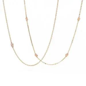 [도로시] 14k 만자 콤비 체인(Btype)