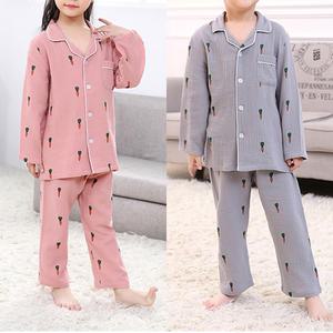 여남아 주니어 순면 당근잠옷 긴팔 파자마