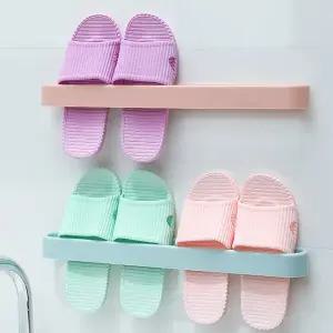 롱 슬리퍼 걸이 욕실화 실내화 신발 거치대 현관 정리 용품 홀더 슈즈랙 꽂이 수건