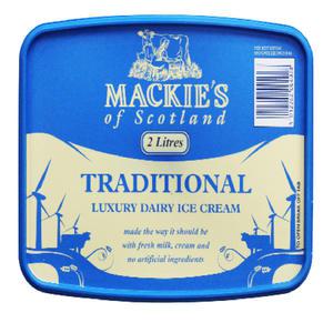 [CO(가공식품(냉동식품))]MACKIES 데어리 아이스크림 2L [택배시파손가능!!]