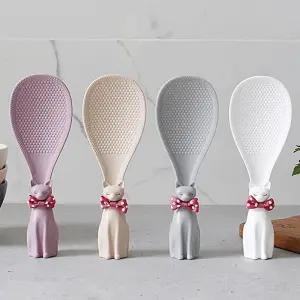 국산 고양이 주걱 4색 PP 밥주걱 조리도구 주방용품