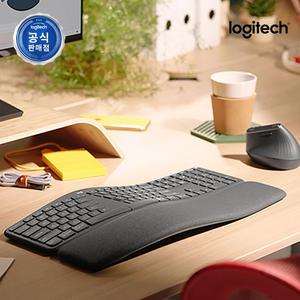 로지텍 코리아 공식 Ergo K860 인체공학 무선 블루투스 버티컬 키보드