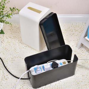 멀티탭 정리함 전선 콘센트 선 고정 수납함 3 6 구 컴퓨터 책상 테이블 홀더 선반 무