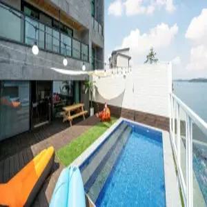 [경남 펜션] 거제도 레인보우키즈풀빌라펜션 (거제,통영,고성)