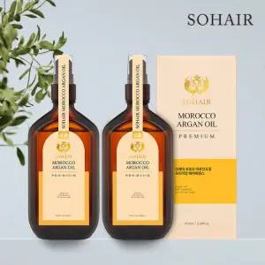 쏘헤어 모로코 아르간오일 프리미엄 헤어에센스 100ml 2병