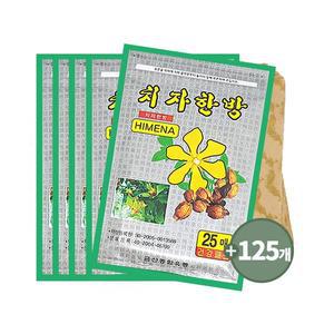 국산 치자한방 패드 건강패드 한방파스 25매입 x 5팩