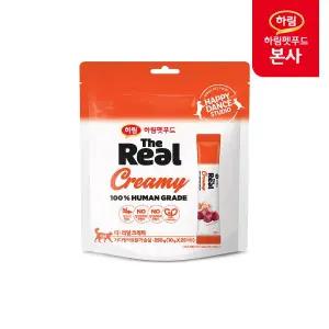 [하림펫푸드]더리얼 크리미 Cat 가다랑어닭가슴살 250g (10gx25ea) / 고양이간식 츄르