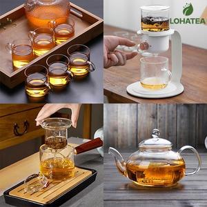 [로하티]순수 내열유리 찻잔 6p세트 80ml) 투명찻잔