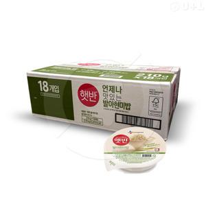 CJ햇반 발아현미밥 210g x 18개 (1박스) 코스트코