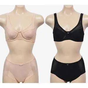 [오노마] ONM 여성 속옷 시스루 매쉬망사 런닝형 A컵 브라팬티세 (S8650079)