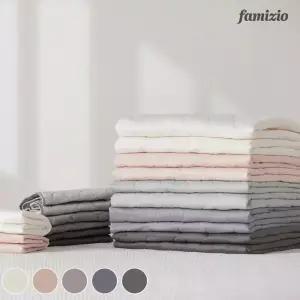 마이크로화이버 사계절 누빔패드 매트리스커버 5컬러