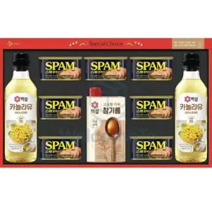 추석선물세트 CJ 스팸선물세트 특별한선택n호 +선물용가방 명절