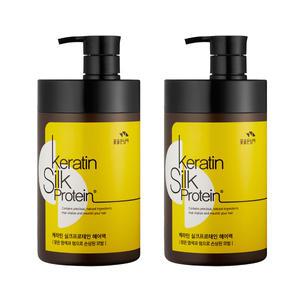 꽃을든남자 케라틴 실크프로테인 헤어 팩 1000ml 2개