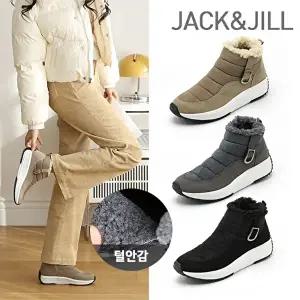 [잭앤질]잭앤질 투톤매치 앵클 털슬립온(JD2713)