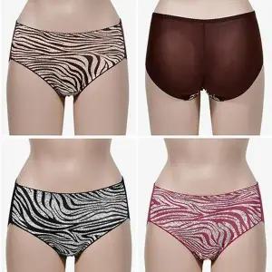 [오노마] ONM 쿨샵 우아한 지브라패턴 매쉬 햄라인 여성 삼각팬티 (S8432650)