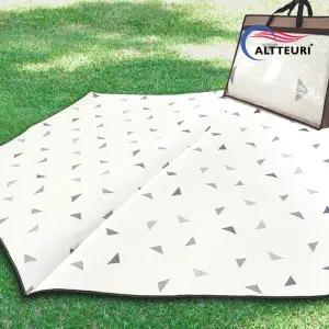 [NS홈쇼핑]피크닉 매트 육각(양면) 모던그레이 중형/캠핑매트/돗자리/방수매트/방수돗자리/에어매트/텐..