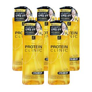 엘지 엘라스틴 아미노 프로틴 클리닉 단백질 볼륨 케어 샴푸 855ml 5개 헤어