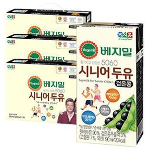 베지밀 5060 시니어 두유 검은콩 190ml 72개