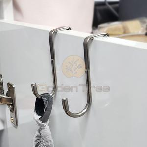 걸이형 2구 문틈용 메탈 후크 행거 싱크대 고리 도어훅 걸이형 도어후크 봉지걸이 고정걸이 문옷걸이