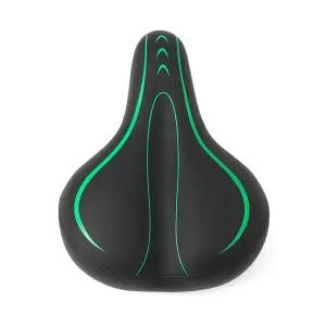 메모리폼 쿠션 안장 스프링 자전거 안장(그린)