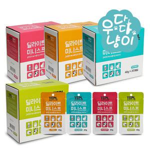 테플 딜라이트 미니스프 40g 20개입 고양이간식