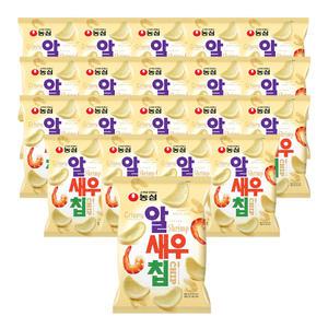 농심 알새우칩, 68g, 20개