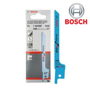 보쉬 컷소날 S 422 BF 100mm 14TPI 5개입 2608656253 컷쏘날 컷소기 날 톱날 메탈 금속 철재