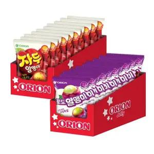 오리온 자두알맹이, 67g, 10개 + 포도알맹이, 67g, 10개