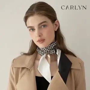 갤러리아 [칼린] 포인트하운스키니 실크 방도 스카프 S7349S302