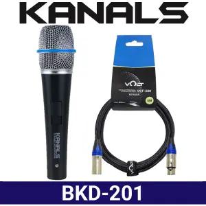 카날스 BKD-201 유선마이크 다이나믹 마이크 + XLR-XLR 케이블 5M 포함