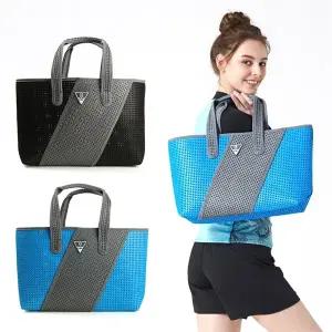 [하프클럽/베이직 엘르]EVA 토트 비치백 수영가방 비치펀칭가방 BET-SC05