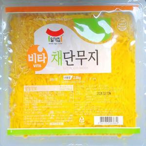 일가집 비타 채단무지 2.8kg x 4ea 1box