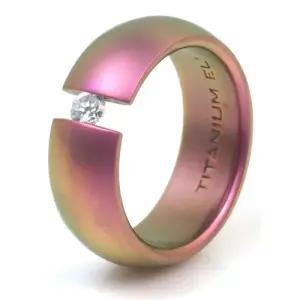 T-156 아노다이징 컬러 티타늄 반지 이니셜무료 무료배송 맞춤제작 평생AS