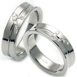 T-968 DIA CO 다이아몬드 티타늄 커플링 반지 이니셜무료 무료배송 맞춤제작 평생AS