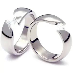 TQ-203 CE 티타늄 커플링 반지 이니셜무료 무료배송 맞춤제작 평생AS