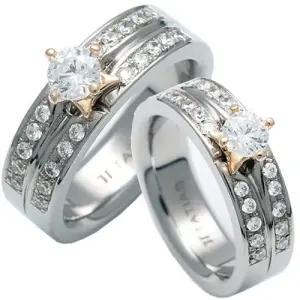 TW-637 CO 14K 골드 티타늄 커플링 반지 이니셜무료 무료배송 맞춤제작 평생AS