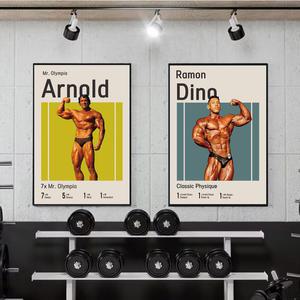 보디빌더 포스터 20종 헬스 사진 운동 브로마이드 액자