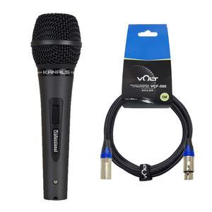 카날스 유선마이크 BKD-101 보컬 강의용 행사용 다이나믹 마이크 BKD101 (XLR-XLR 케이블 5M 포함)