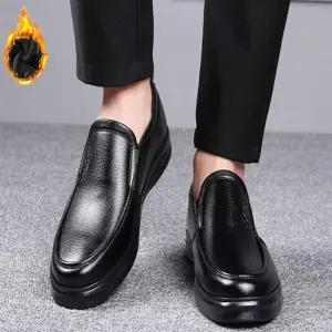 [라일리] Rly 남성클래식슬립온로퍼 남성털구두(블랙)