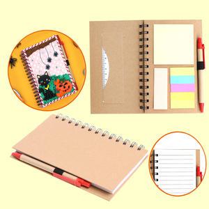 나만의 에코종이수첩 만들기 포스트잇 자 세트 채색공예 색칠놀이 클레이 장식 데코