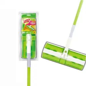 3M 막대걸레 클립형 밀대 35cm 대형-회전 고무 엠보싱 길이조절 호환 (청소포 별도)