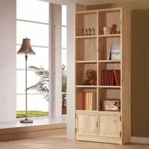 [퍼스웰]알피노 삼나무원목 도어책장800(SI_035)